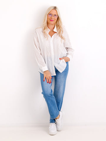 MELLI Bluse - One Size - weiß