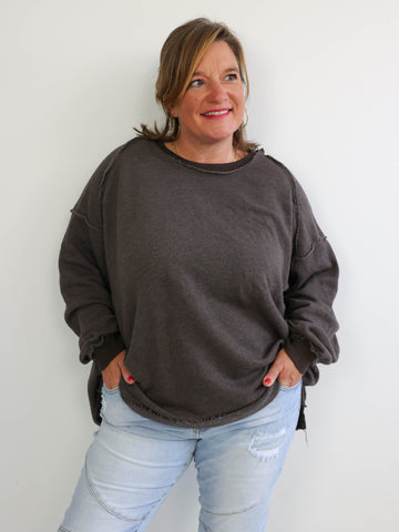 CARLY Sweater - One Size (38-50) - viele Farben