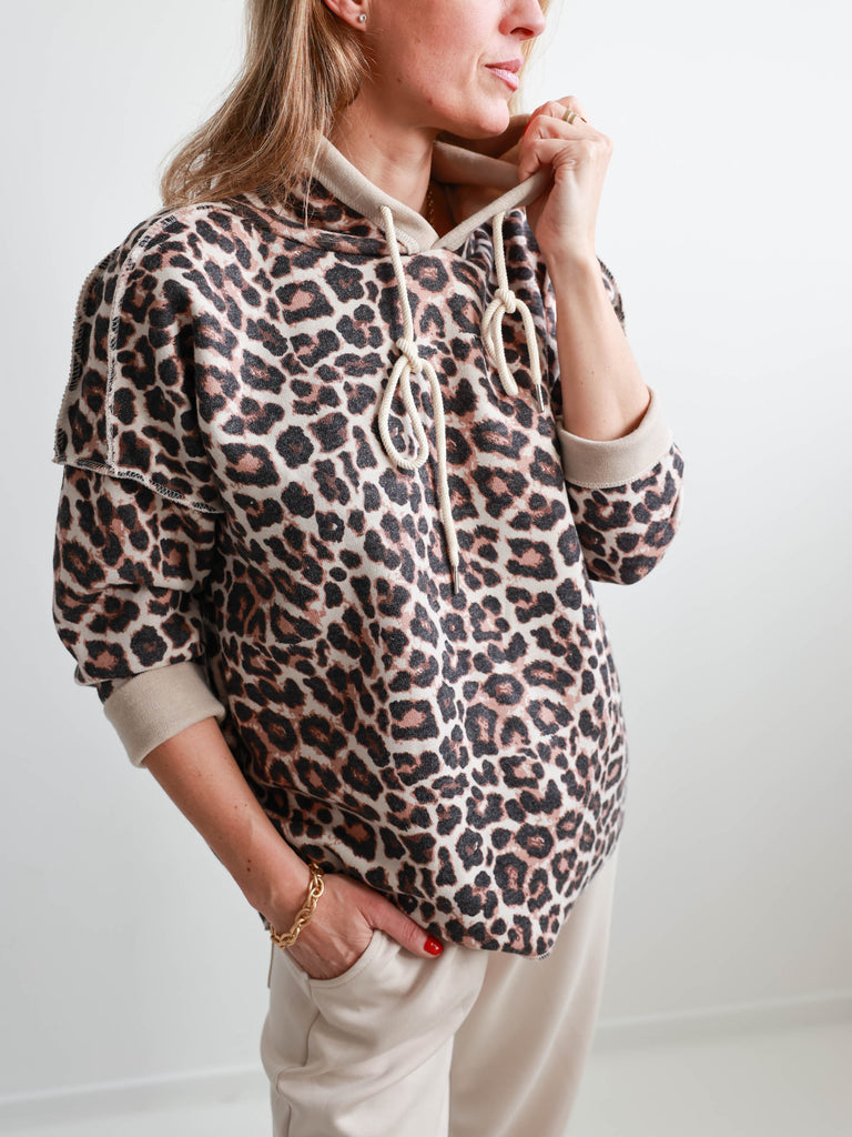 SELINA Oversize Hoodie  - leo