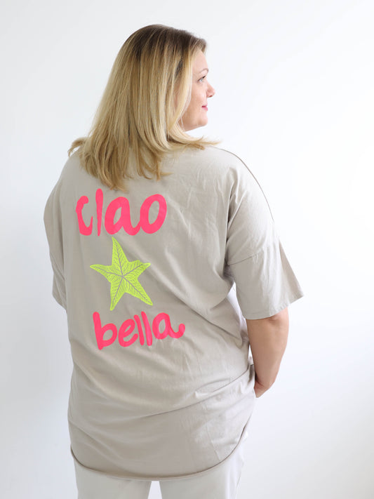 CIAO BELLA XXL T-Shirt - beige