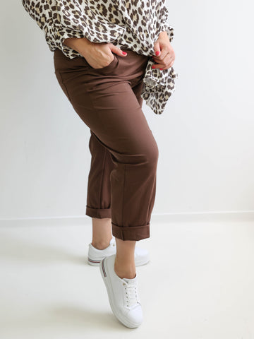 CONNOR Plus Size Hose schoko  - verschiedene Größen