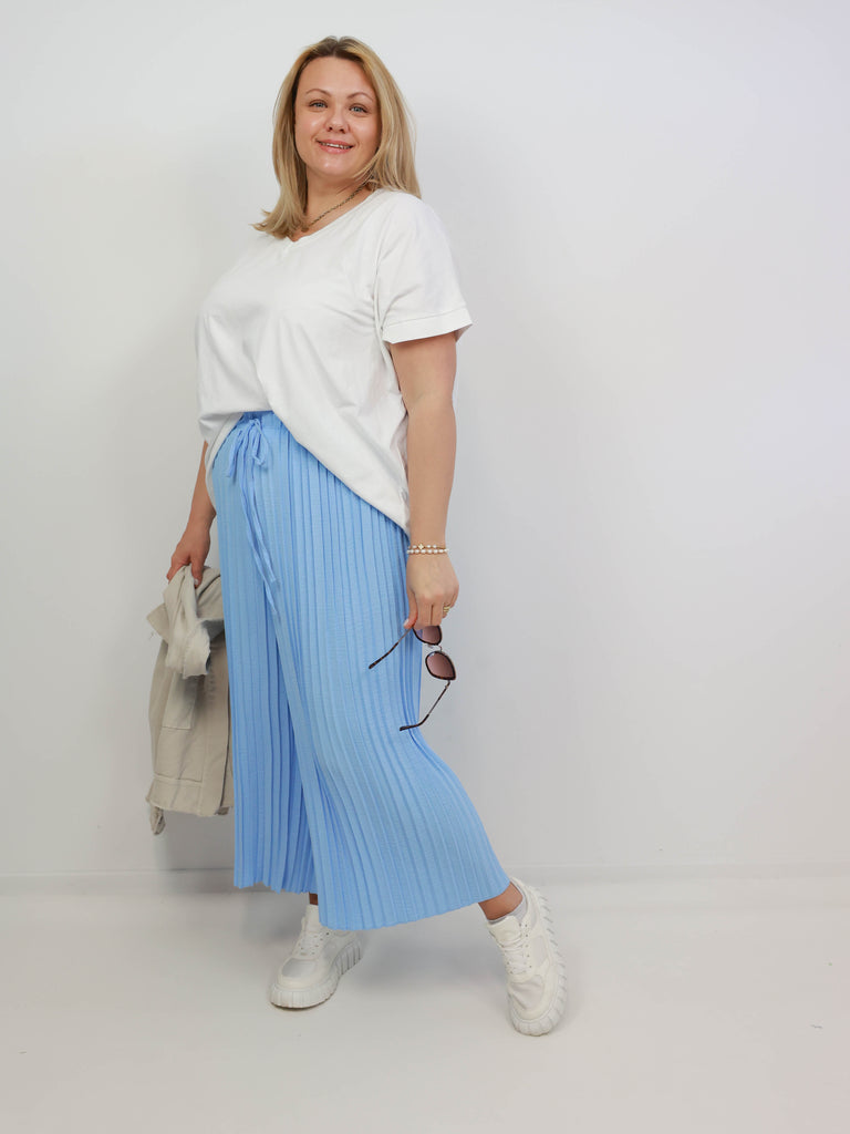 DWAYNE Plus Size Plissee Hose - verschiedene Farben