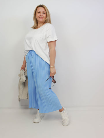 DWAYNE Plus Size Plissee Hose - verschiedene Farben