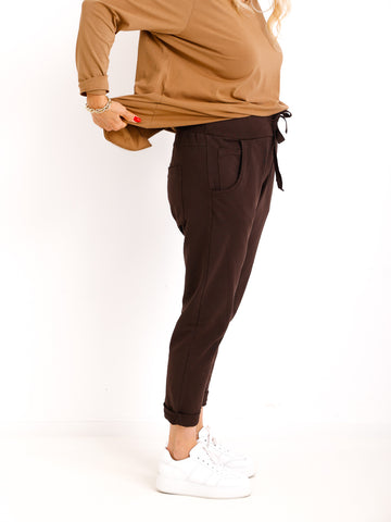 MAX LOUNGE Sweatpants - schoko