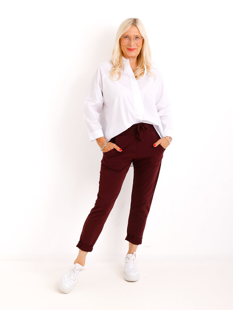 MAX LOUNGE Sweatpants - bordeaux