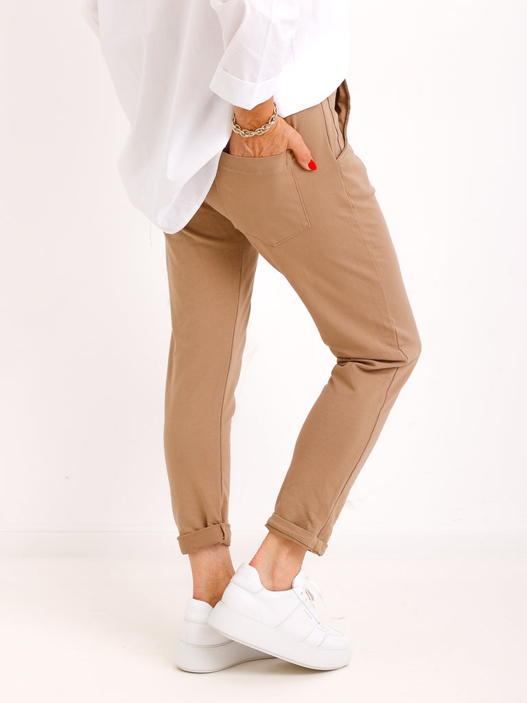 MAX LOUNGE Sweatpants - camel