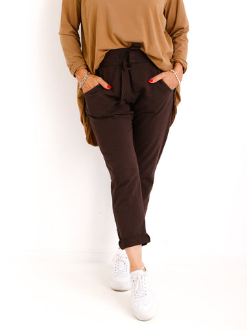 MAX LOUNGE Sweatpants - schoko