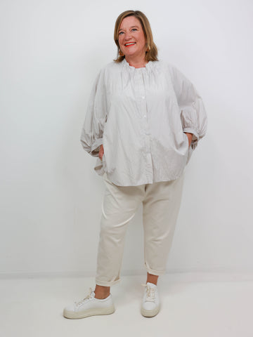 PAMELA Oversize Bluse - gestreift