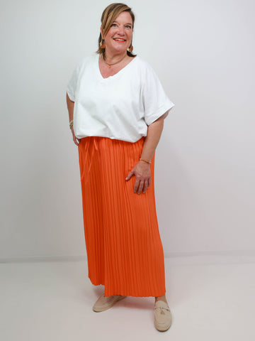 DWAYNE Plus Size Plissee Hose - verschiedene Farben