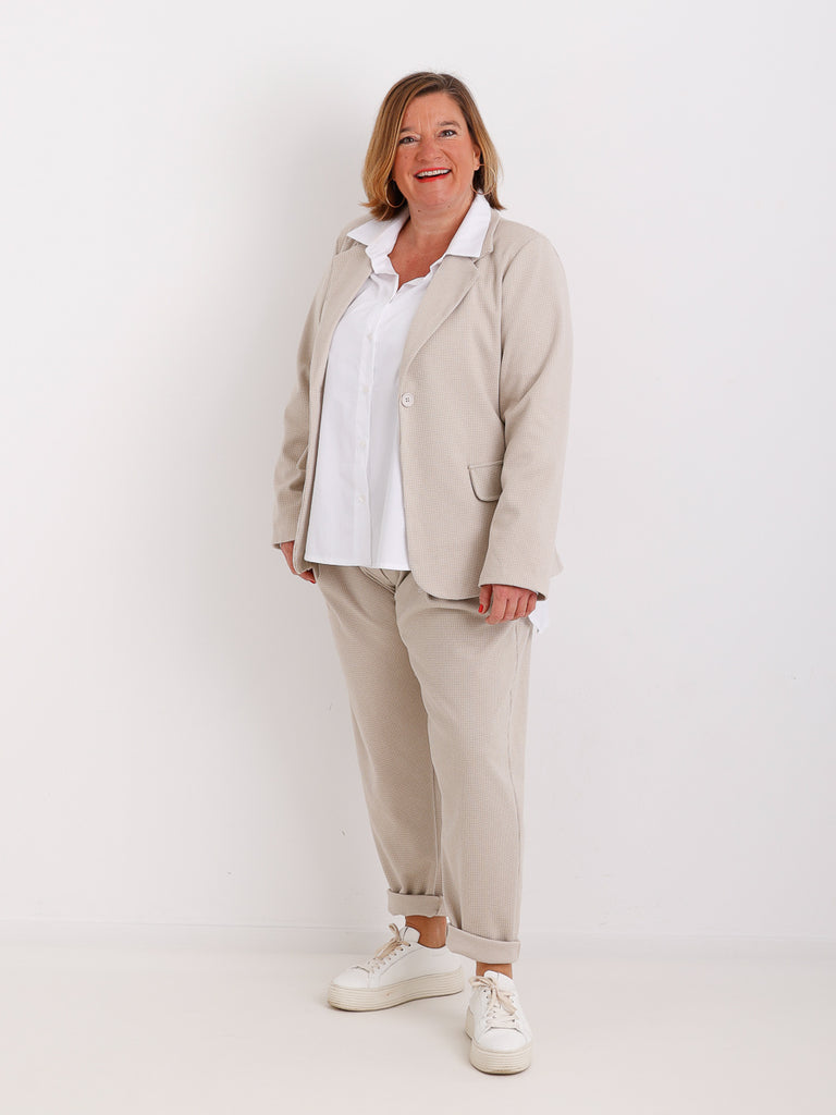 SANDY Blazer - beige/wollweiß