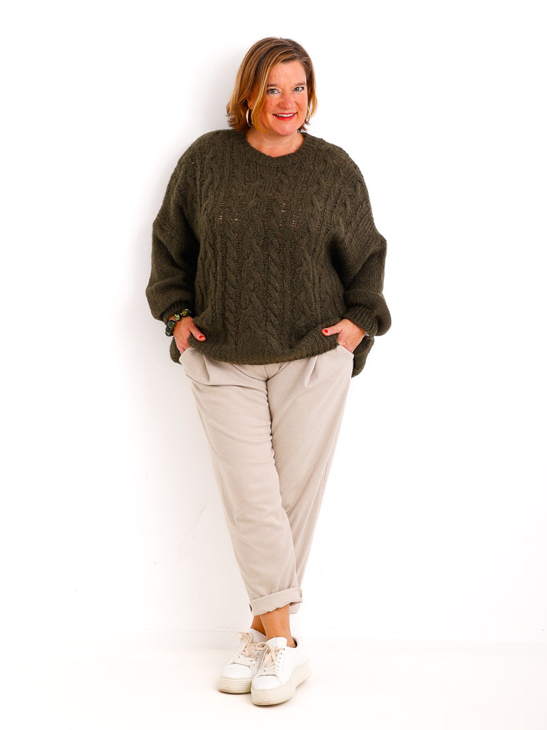 ADINA Curvy Size Pullover - verschiedene Farben