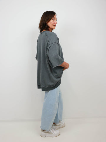 CLOÈ XXL Oversize Kurzarm Sweater - verschiedene Farben