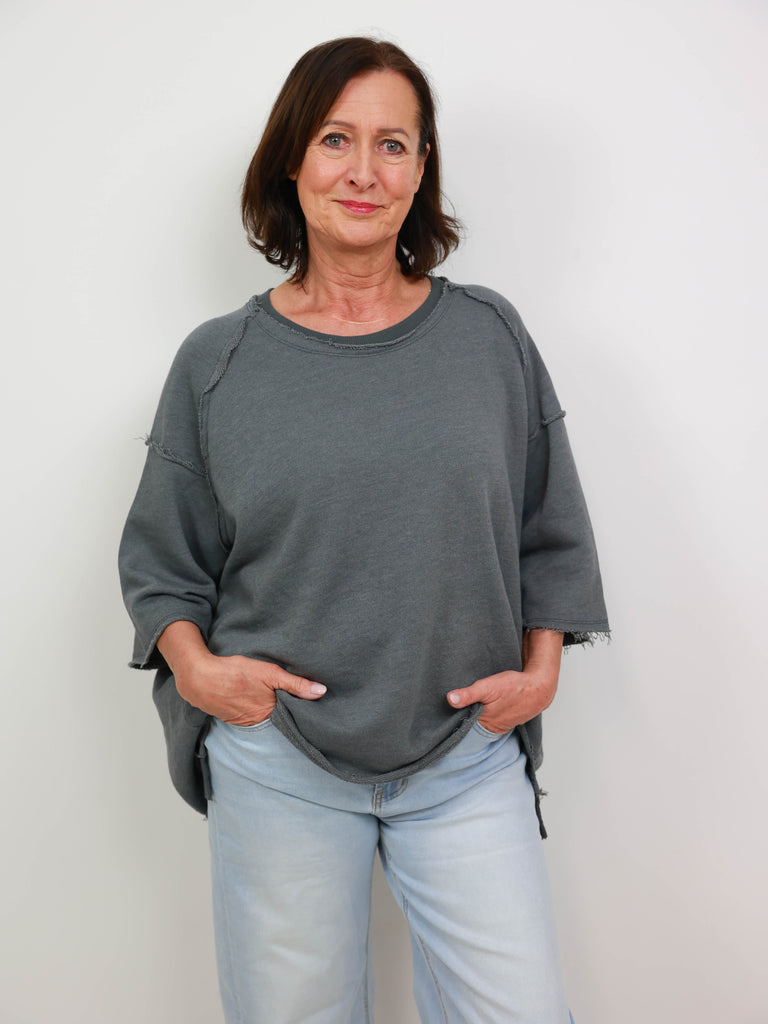 CLOÈ XXL Oversize Kurzarm Sweater - verschiedene Farben
