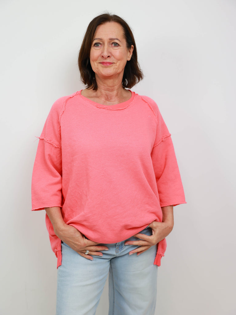 CLOÈ XXL Oversize Kurzarm Sweater - verschiedene Farben