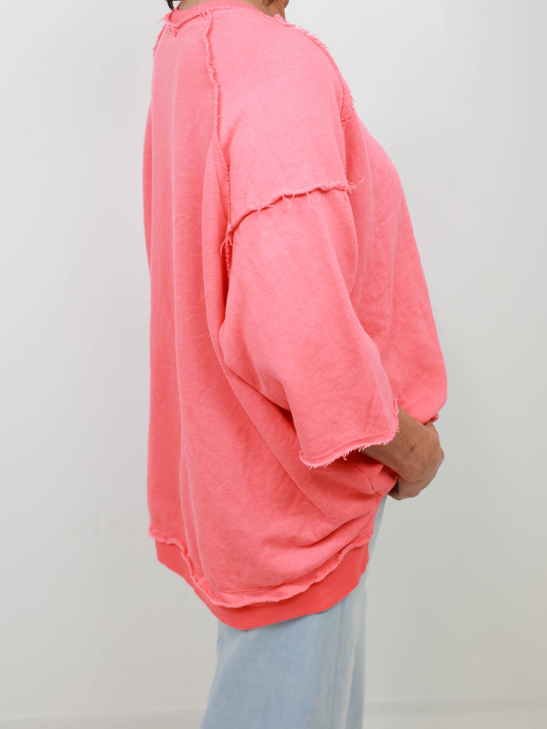 CLOÈ XXL Oversize Kurzarm Sweater - verschiedene Farben