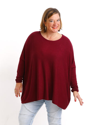 Feinstrick Pullover MOLLY.S  – Softe Haptik – Boxy Style – Gr. 38-50
