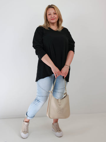 CARO XXL Longsleeve - verschiedene Farben