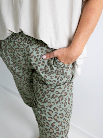 MANDY XXL Jogpants - khaki