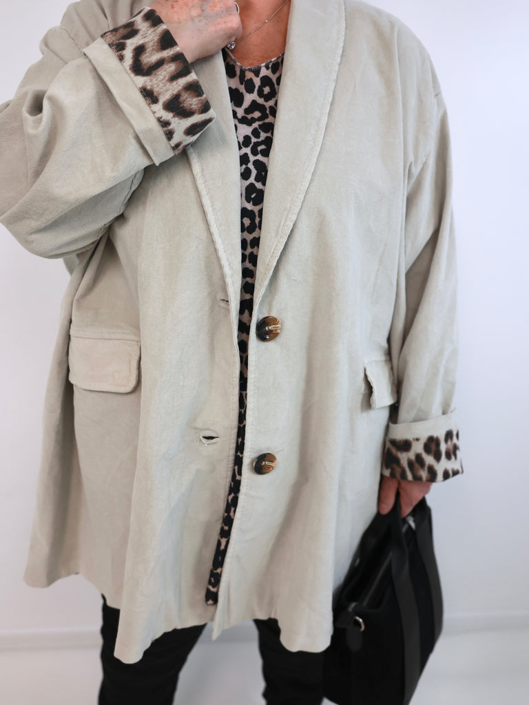 FINJA Oversize Blazer - beige