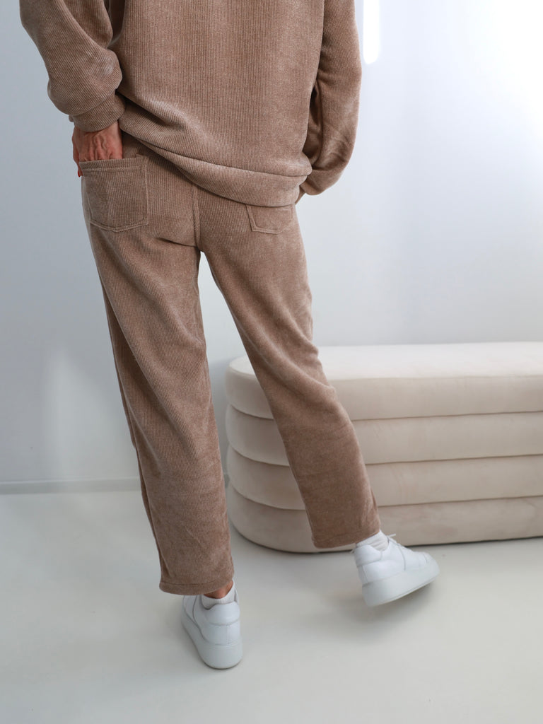 GABRIEL Cord Jogpants - camel