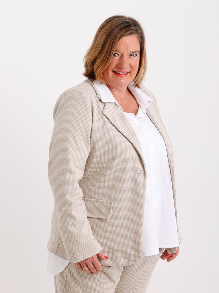 SANDY Blazer - beige/wollweiß