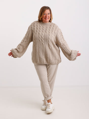 CHRISTINA Oversize Pullover - verschiedene Farben