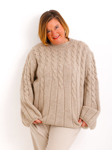 CHRISTINA Oversize Pullover - verschiedene Farben