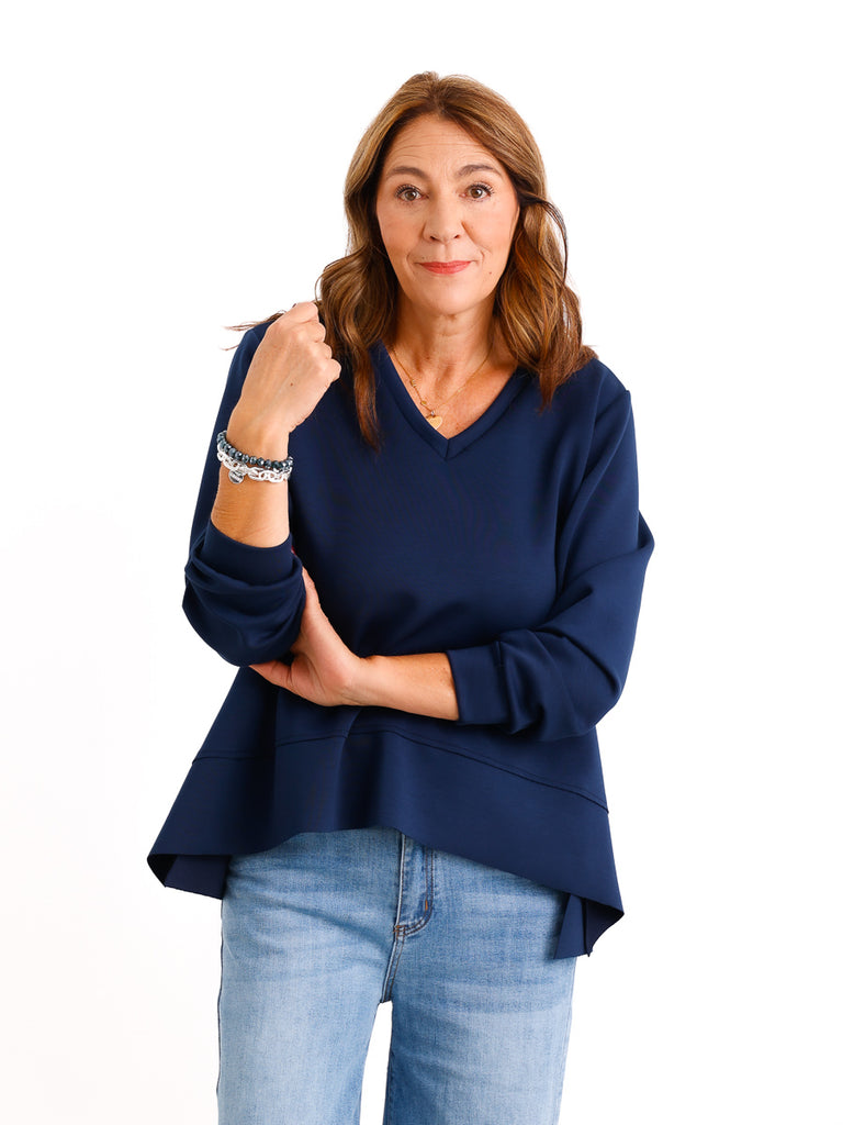 AMIRA Sweater uni - verschiedene Farben