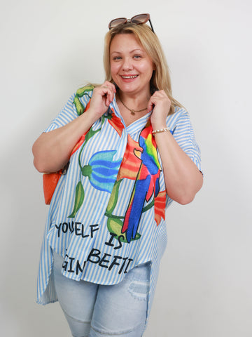 Laura Oversize Bluse