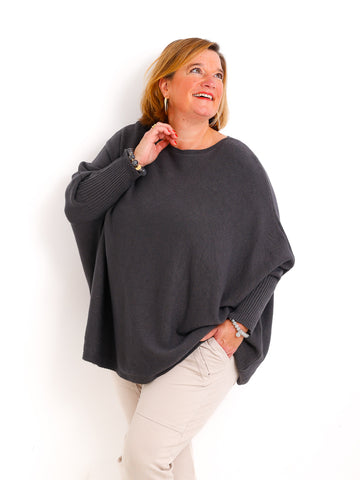 KITTY Strickpullover - One Size (38 -48) - in vielen Farben
