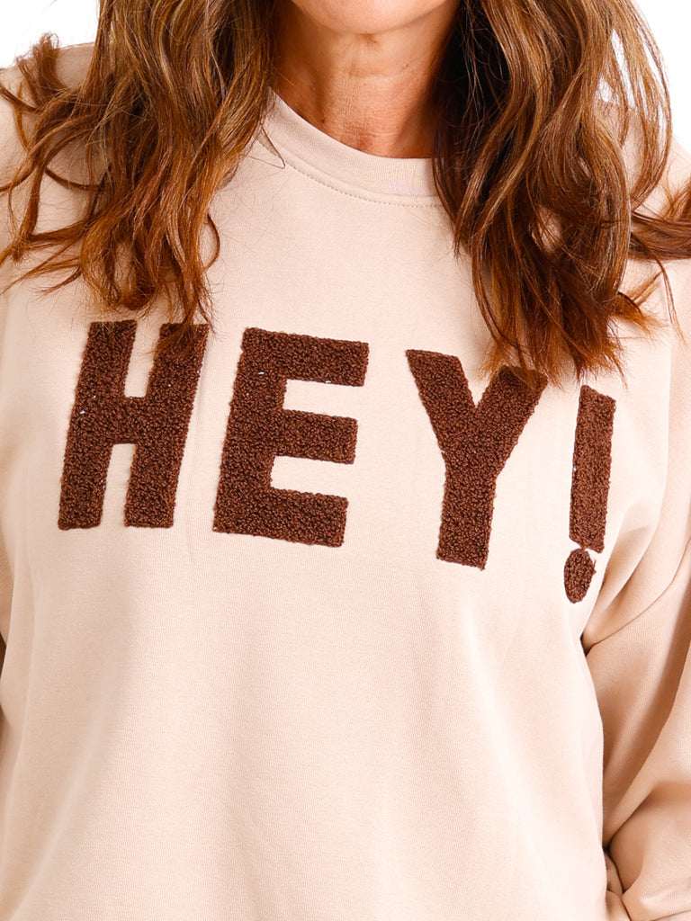 ANNE Oversize Sweatshirt - beige