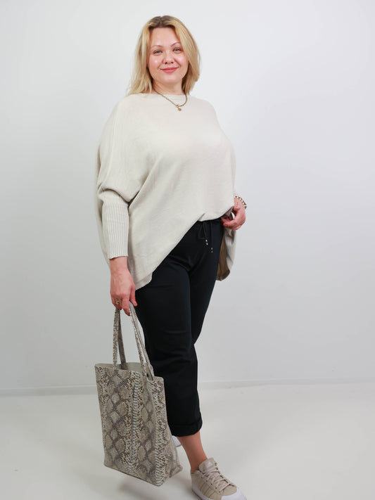 CONNOR Plus Size Hose schwarz  - verschiedene Größen
