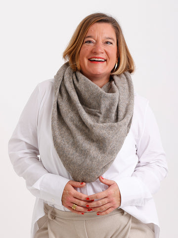 MILLIE Dreiecksschal - taupe