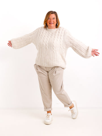 CHRISTINA Oversize Pullover - verschiedene Farben