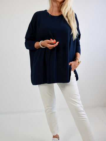 Feinstrick Pullover MOLLY.S  – Softe Haptik – Boxy Style – Gr. 38-50