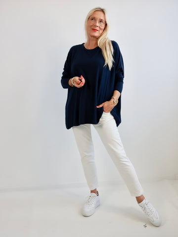 Feinstrick Pullover MOLLY.S  – Softe Haptik – Boxy Style – Gr. 38-50
