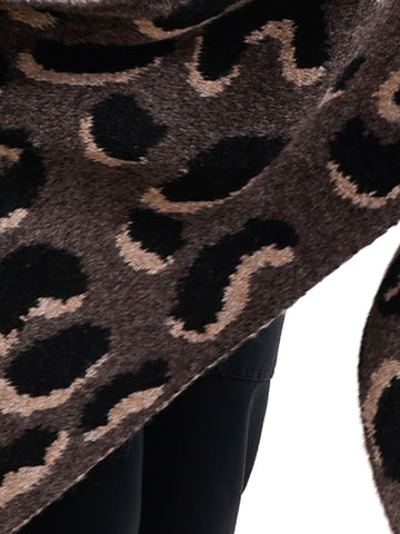 LARA Schal - taupe/schwarz/beige