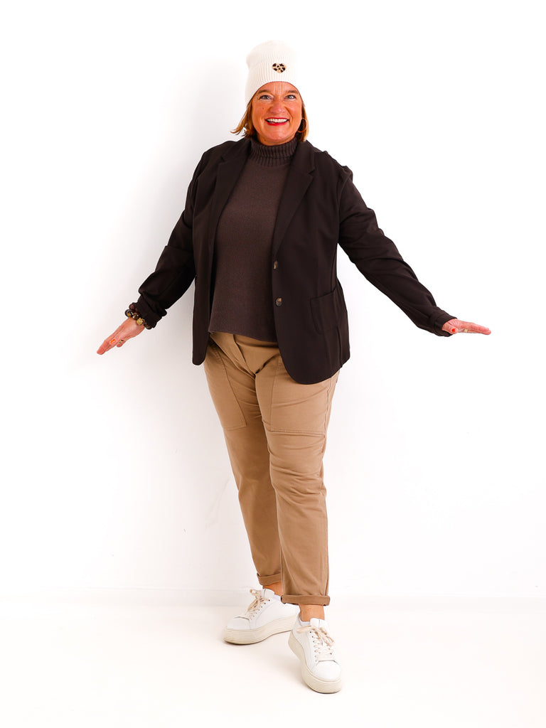 JUSTINE Blazer - schoko - verschiedene Größen