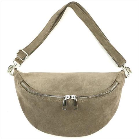 SHOA Crossbody-Tasche XL / Wildleder
