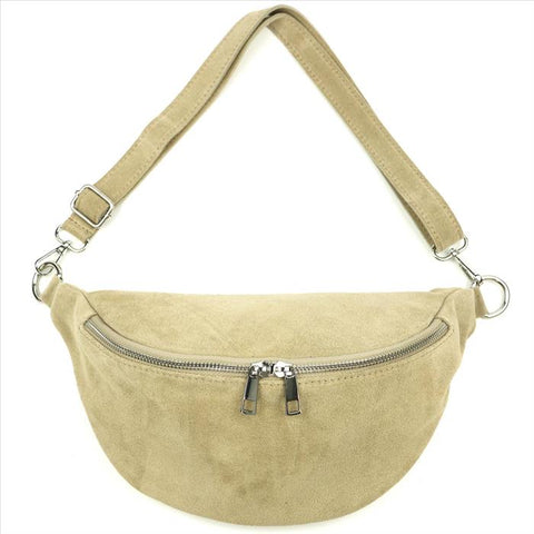 SHOA Crossbody-Tasche XL / Wildleder