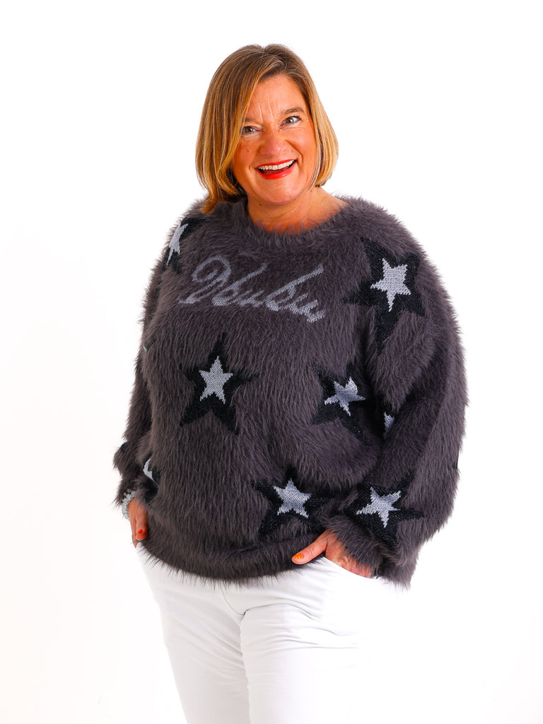 CHARLOTTE  Pullover - anthrazit