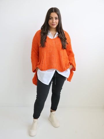 COZY ME Oversize Strickpullover - verschiedene Farben