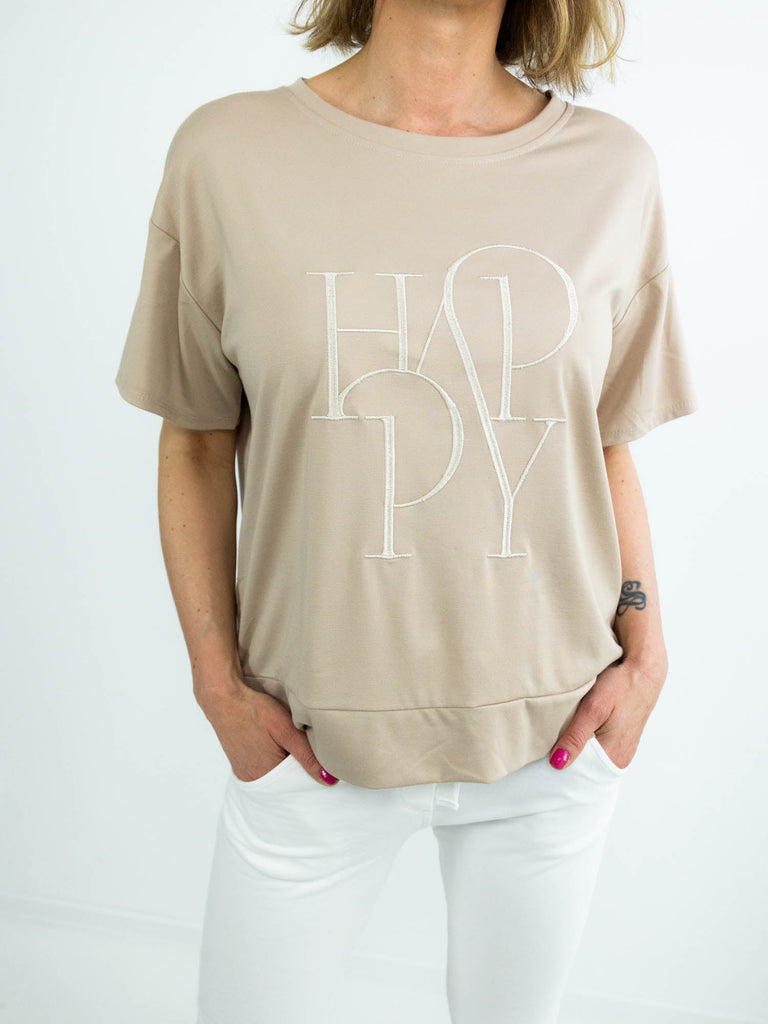 HAPPINESS T-Shirt - verschiedene Farben