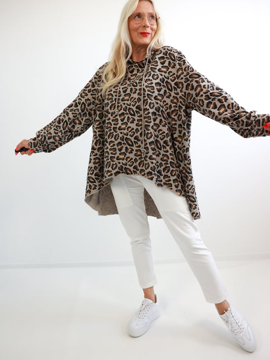 LEA Plus Size Hoodie - leo