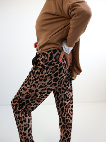 TRISHA Jogpants - leo camel