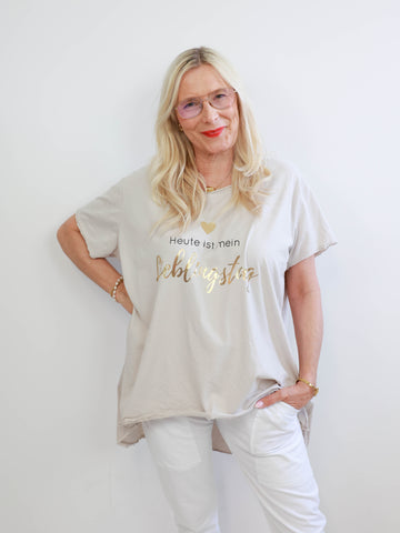 LIEBLINGSTAG Oversize T-Shirt - verschiedene Farben