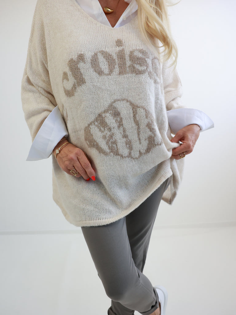 CROISSANT Oversize Pullover - verschiedene Farben