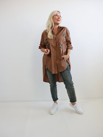 GRACIE Oversize Bluse - verschiedene Farben