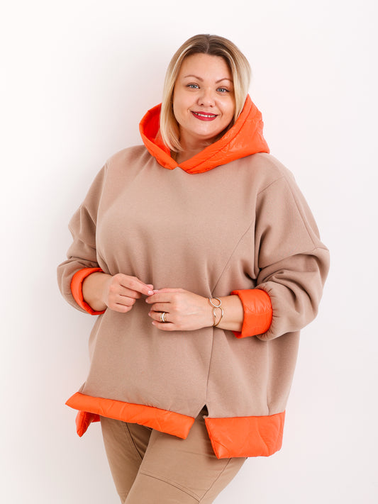 TESSA Curvy Size Hoodie - verschiedene Farben