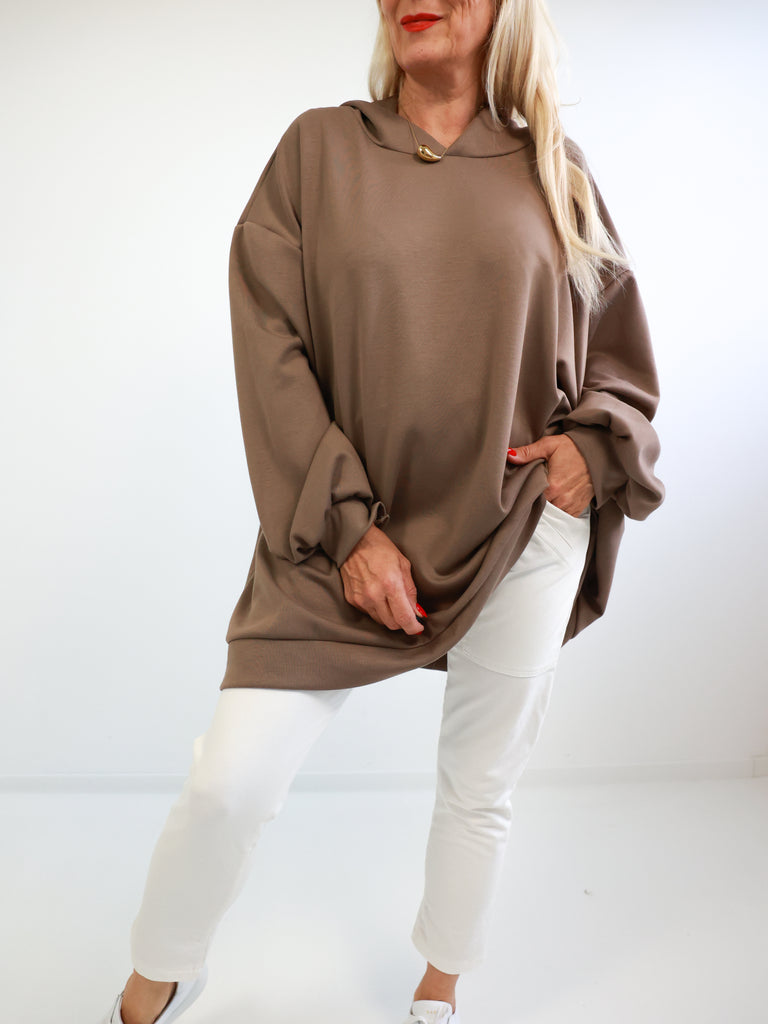 GRETA Plus Size Hoodie - verschiedene Farben